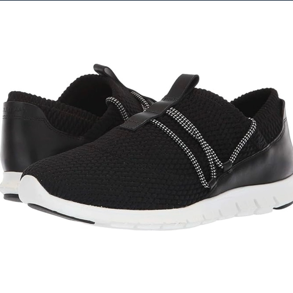 Cole Haan Women’s Zerogrand Quilted Black Sneaker Size 9.5 B Width